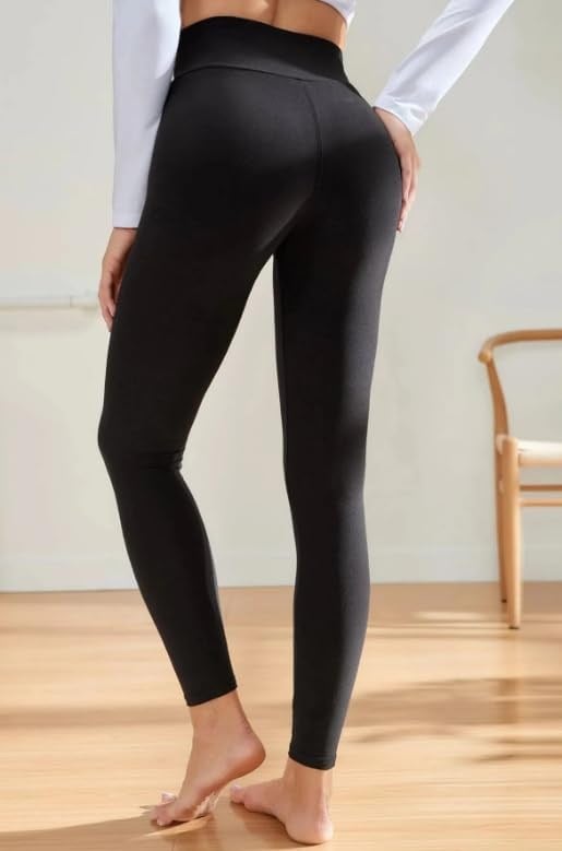Fancy&Dancy Kadın Yüksek Bel Dalgıç Kumaş Spor Tayt - Karın Kontrolü Olan Günlük Yoga Koşu Fitness Taytları – 4086