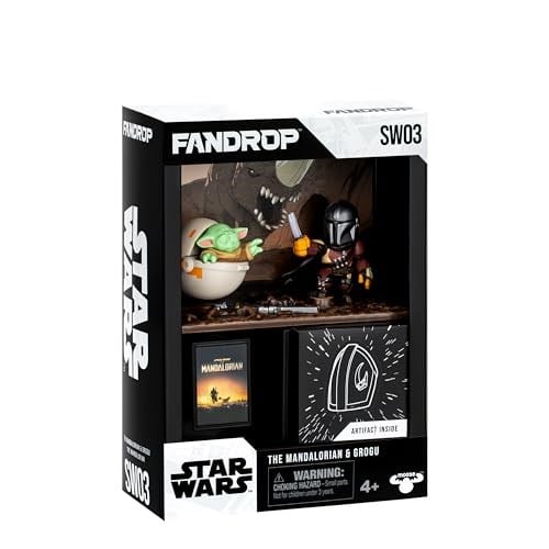 FANDROP SW03-Star Wars: Mandalorian, Destansı Bir Diorama, Eserler ve Sahne İşaretleyicisini Herhangi Bir Star Wars Koleksiyonunu Geliştirmek İçin Bir - Seçenekler: Mandaloryalı, Ahsoka Tano v Maul...