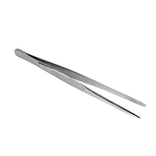 FANSH 304 Paslanmaz Çelik Mangal Cımbızı, Profesyonel Mutfak ve Uzun Saplı Gıda Cımbızı, Çok Fonksiyonlu, 30 cm