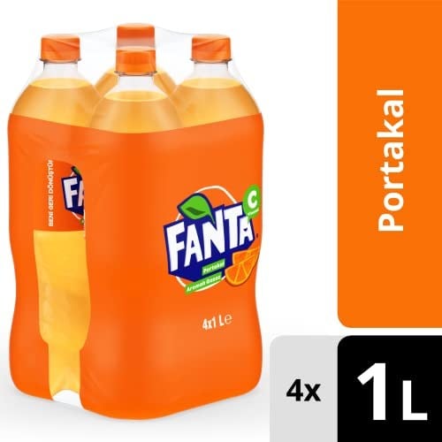 Fanta Portakal Aromalı Pet 4x1 L