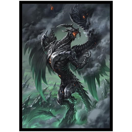 Fantasy North - Phorgoros - Plütonyum Ejderhası - 100 Pürüzsüz Mat TCG Kart Kılıfı (FN83S) - Magic MTG Commander ve Diğer Kart Oyunları için Mükemmel