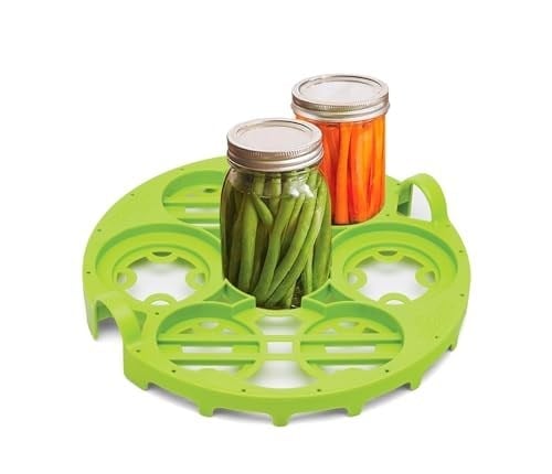 Farm to Table Çift Konserve Rafı, Naylon, Quart veya Pint Boyutları 11,5 x 11,5 x 2