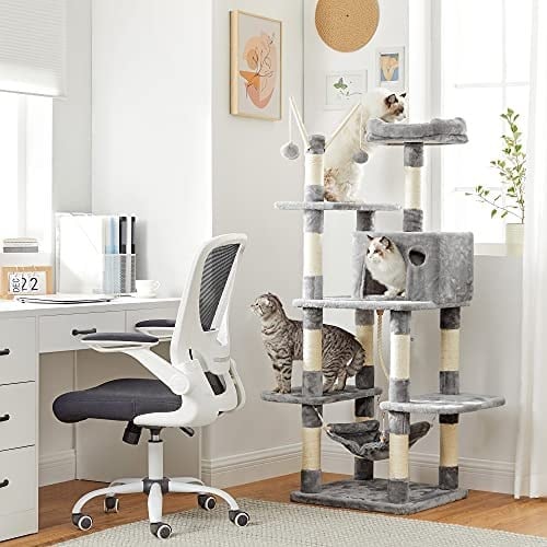 Feandrea Tırmalama Direği, Hamak, Mağara, Sisal Direk, Açık Gri Pct86 W, 1 Adet (1li Paket)