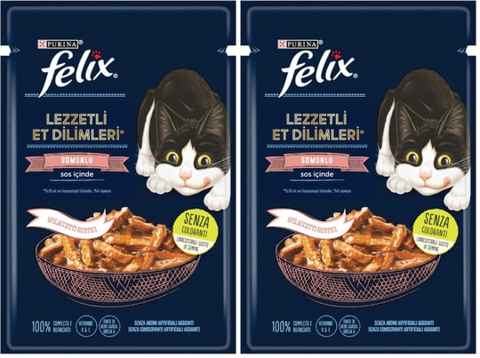 Felix Lezzetli Dilimler Somonlu 80 Gr 2li paket