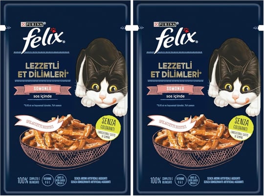 Felix Lezzetli Dilimler Somonlu 80 Gr 2li paket