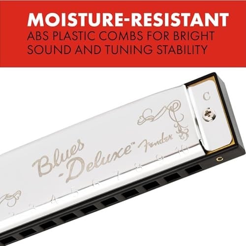 Fender Blues Deluxe Harmonica A (La) Mızıka - Seçenekler: Modern, 3lü paket
