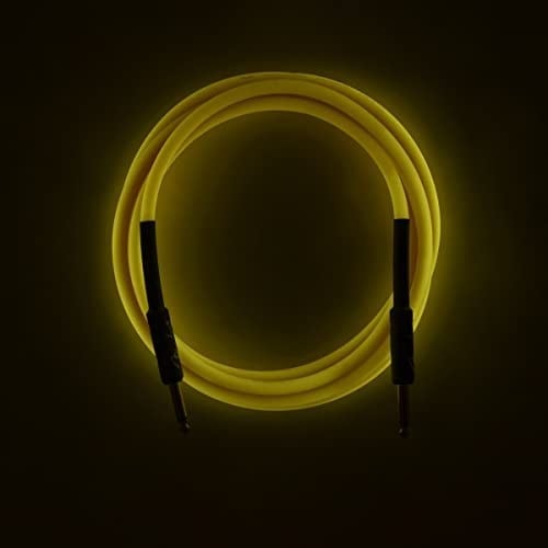 Fender® »GLOW IN THE DARK - CABLE« Instrumenten-Kabel - 5.5m - Farbe: Orange