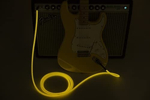 Fender® »GLOW IN THE DARK - CABLE« Instrumenten-Kabel - 5.5m - Farbe: Orange