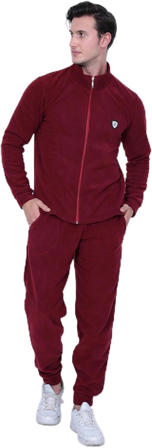 Fermuarlı Polar Erkek Eşofman Takımı