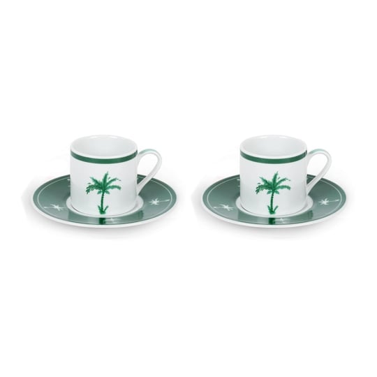 Fern&Co The Palm Collection 2'li Türk Kahvesi Fincanı