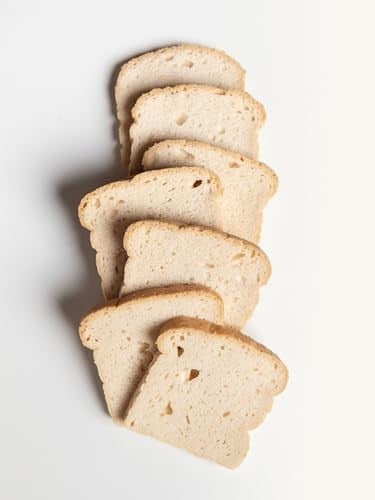 Fiberlife Yüksek Lifli Glutensiz Ekmek, Düşük Kalorili, Diyabet ve Ketojenik Beslenmeye Uygun Vegan Ekmek, 0 Net Karbonhidrat, 400 gr