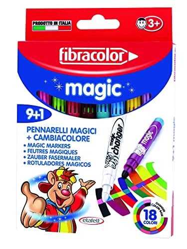 Fibracolor 10540Ma010Se Fibracolor Magic Pen 9+1 Renk - Seçenekler: Colori Diversi, Colorito Maxi, Colorito Pastel, Magic Pen...