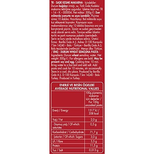 Filiz Burgu Makarna 500 g 2li paket