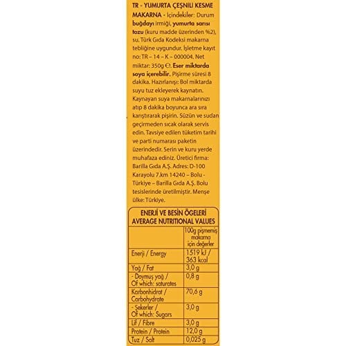 Filiz Yumurtalı Erişte 350 g.