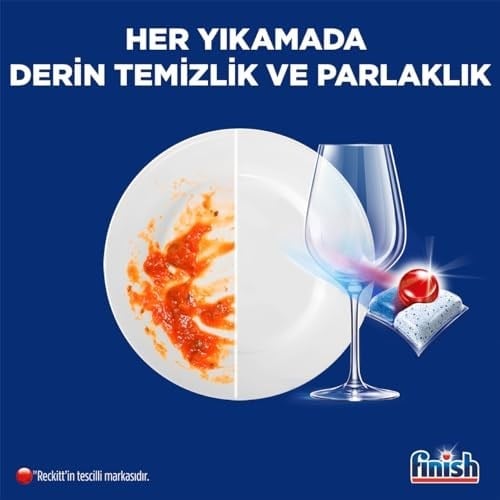 Finish Quantum Özel Seri 100 Kapsül Bulaşık Makinesi Deterjanı Tableti (1 x 100 Kapsül)