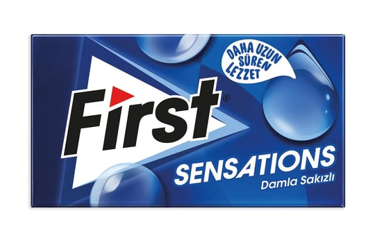 First Sensations Damla Sakızı Aromalı Şekersiz Sakız 27 Gr 12 Adet Paket