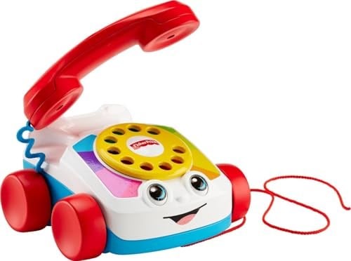 Fisher-Price Geveze Telefon Fisher-Price Eğitici Geveze Telefon, Sürüklenebilir, Klasik, Çevirmeli Oyun Telefonu FGW66 FGW66