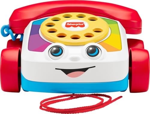 Fisher-Price Geveze Telefon Fisher-Price Eğitici Geveze Telefon, Sürüklenebilir, Klasik, Çevirmeli Oyun Telefonu FGW66 FGW66