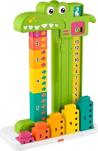 Fisher-Price Matematikçi Timsah Fisher-Price Matematikçi Timsah, okul öncesi çağdaki çocuklar için eğitici oyuncak ve üst üste dizilebilir 10 blok JCT13