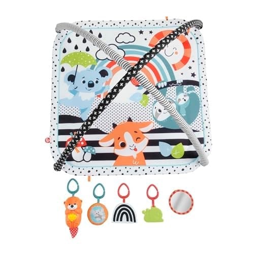 Fisher-Price Neşeli Hayvanlar 3ü 1 Arada Jimnastik Merkezi™ Fisher-Price Neşeli Hayvanlar 3ü 1 Arada Jimnastik Merkezi oyun minderi HBP41
