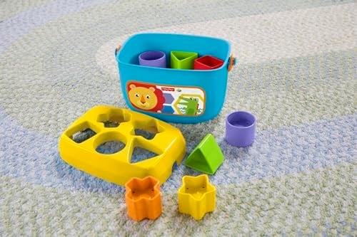 Fisher Price Sıralama Oyuncağı Renkli Bloklar, Bebeğinize şekilleri, renkleri ve daha fazlasını tanıtan klasik yerleştirme ve sıralama eğlencesi, FFC84