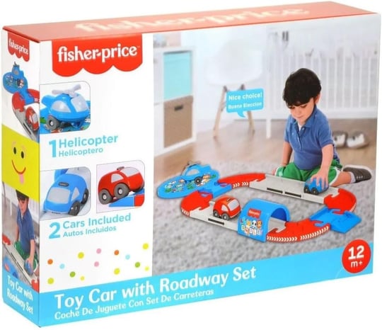 Fisher Price Ton Ton Yol Set Mavi-Kırmızı