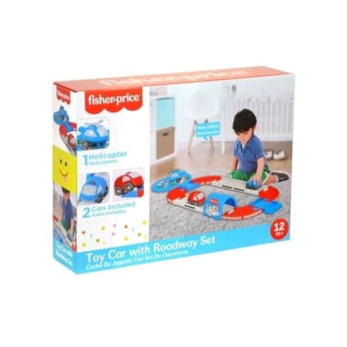 Fisher Price Ton Ton Yol Set Mavi-Kırmızı