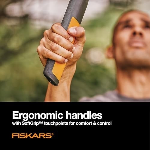 Fiskars 81 cm PowerGear2 Çelik Bıçaklı Bahçe Budama Makası, 5 cm Çapa Kadar Dal Kesimi