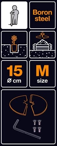 Fiskars El matkabı için genişletme, Ø 150 mmye kadar delikler için, gümüş, QuikDrill, M, 1000639