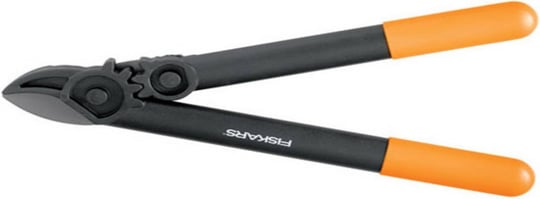 Fiskars PowerGear L31, 1000581 örs dişli budama makası, kuru ve sert ahşap için, yapışmaz kaplama, sertleştirilmiş hassas çelik, uzunluk: 39 cm, siya - Seçenekler: L31 (Ast Ø 3,5 cm), L77 (Ast Ø 5 cm)