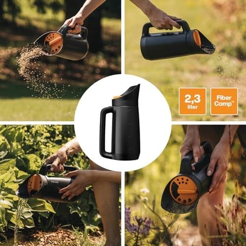 Fiskars Serpme, sağlam, uzunluk: 30 cm, Ağırlık: 286 g, cam elyaf takviyeli plastik, siyah/turuncu, 1057076 - Seçenekler: Serpme, Çiçek soğanı ekici, ergo, Çiçek soğanı, Xact...