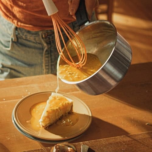Fiskars Silikon kaplamalı telleri ile çırpma telleri, uzunluk: 29,7 cm, plastik/silikon, turuncu/beyaz, fonksiyonel şekil, 1023613