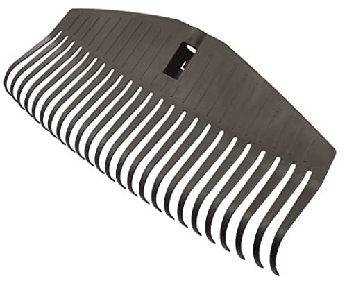 Fiskars Tırmık Başlığı, 25 diş, Fiskars Solid sapıyla birleştirilebilir, Genişlik: 51,1 cm, Plastik dişler, Siyah, L, Solid, 1014915