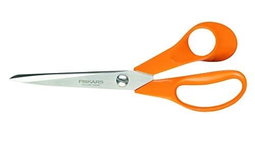 Fiskars üniversal makas, sağ elini kullananlar için, toplam uzunluk: 21 cm, kaliteli çelik/plastik, klasik, 1000815