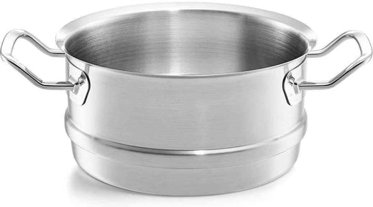 Fissler Orijinal profesyonel koleksiyon/paslanmaz çelik buhar ünitesi (çap 20 cm) tencere seti, indüksiyonlu buharlı pişirici delikli - indüksiyon