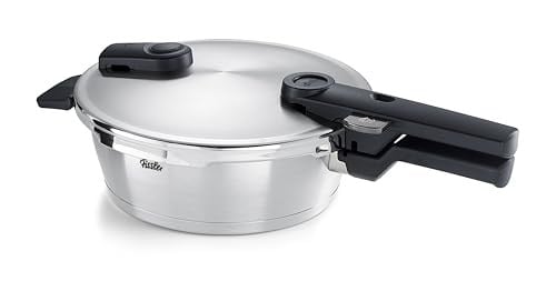 Fissler Vitaquick Premium Düdüklü Tencere (2,5 L, Çap 18 cm), Paslanmaz Çelik Düdüklü Tencere, 2 Pişirme Seviyesi, Alman Malı, İndüksiyon