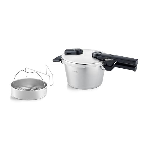 Fissler Vitaquick Premium Düdüklü Tencere (2,5 L, Çap 18 cm), Paslanmaz Çelik Düdüklü Tencere, 2 Pişirme Seviyesi, Alman Malı, İndüksiyon