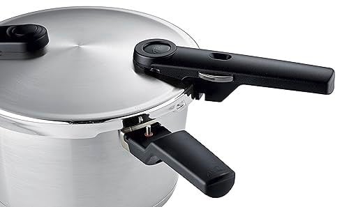 Fissler Vitaquick Premium Düdüklü Tencere (2,5 L, Çap 18 cm), Paslanmaz Çelik Düdüklü Tencere, 2 Pişirme Seviyesi, Alman Malı, İndüksiyon