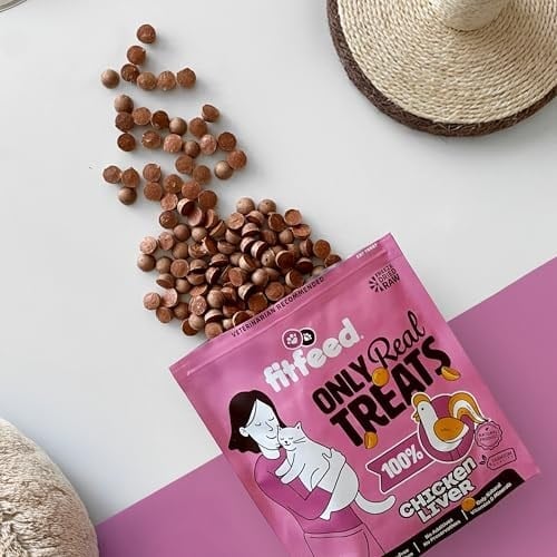 fitfeed Freeze-Dried Çiğ Tavuk Ciğer Kedi Ödül Maması 40g