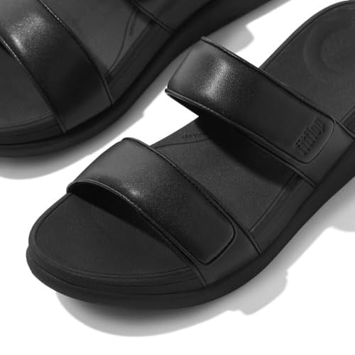 Fitflop Kadın F-Mode Go Ayarlanabilir Düz Form İki Bar Slides Kaydırmalı Sandalet