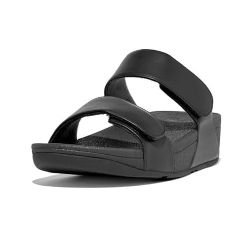 FITFLOP Lulu ayarlanabilir deri kaydırıcı Terlik Kadın