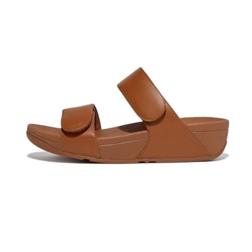 Fitflop Lulu Ayarlanabilir Deri Slaytlar Bayan Slayt Sandalet