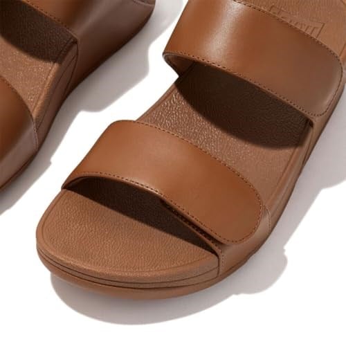 Fitflop Lulu Ayarlanabilir Deri Slaytlar Bayan Slayt Sandalet