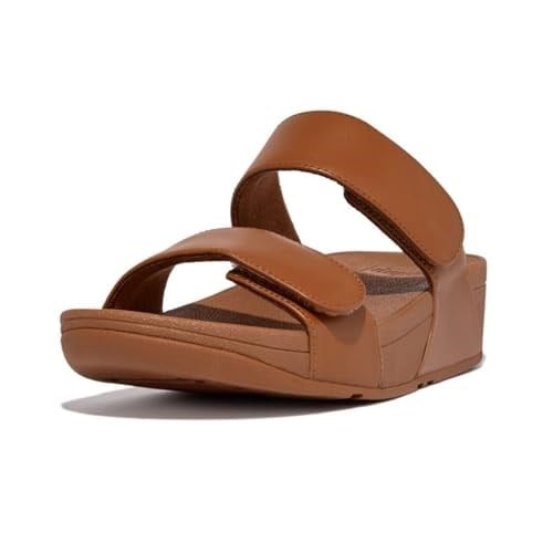 Fitflop Lulu Ayarlanabilir Deri Slaytlar Bayan Slayt Sandalet