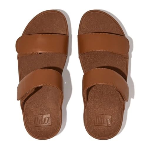 Fitflop Lulu Ayarlanabilir Deri Slaytlar Bayan Slayt Sandalet