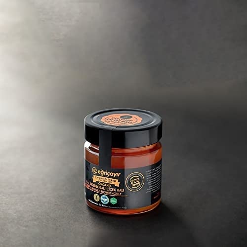 FitNut Eğriçayır Organik Polifloralı(çok Çiçekli) Bal 300g