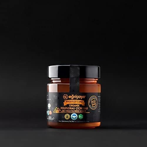FitNut Eğriçayır Organik Polifloralı(çok Çiçekli) Bal 300g
