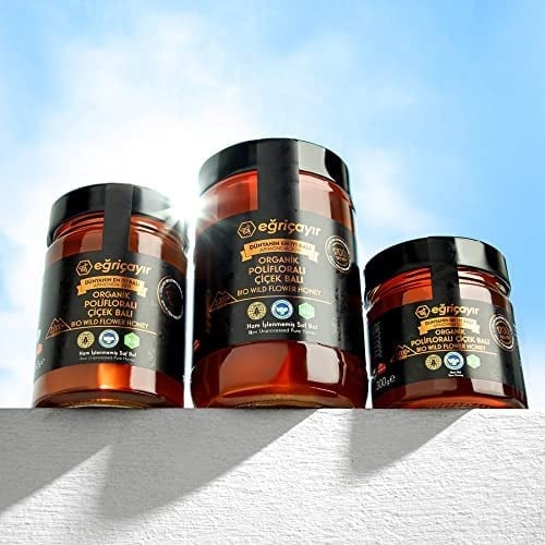 FitNut Eğriçayır Organik Polifloralı(çok Çiçekli) Bal 300g