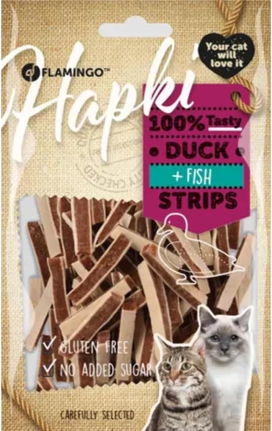 Flamingo Hapki Ördekli Balıklı Kedi Ödül Maması 85 Gr