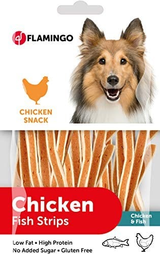 Flamingo Hapki Tavuk ve Balık Etli Glutensiz Çubuk Köpek Ödül Maması 85 Gr